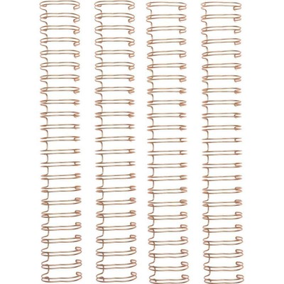 We R Memory Keepers Cinch Rose Gold 1'' Binding Wires  4pk