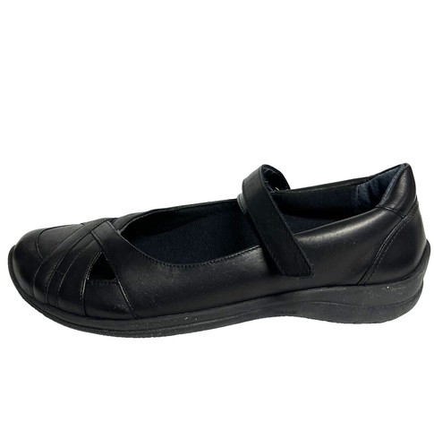 Clarks Damen Natalyn Lane Mary Jane Flats – Leder, Mit Comfort-Fußbett Und Spitzer Zehe