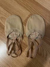 Bloch Ladies Spin II Canvas Dance Half-Sole Shoes Womens Shoe Size L 8-10