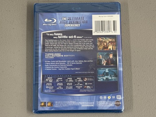 Firefly: The Complete Series, Blu-ray 3-Disc Set (665 Minutes) 2002 New Sealed - Picture 2 of 3