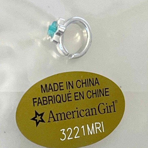 American Girl DOLL RING Silver Blue Gemstone Star Saige Julie Kanani Jewelry Toy - Picture 6 of 8