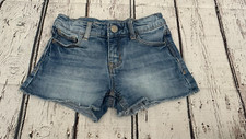 Gap Kids Girl Jean Shorts size 7 regular w/adjustable straps