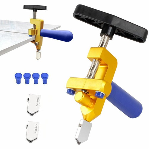 2 IN 1 Glide Tile Cutter Mirror Glass Ceramic Opener Breaker Manual Cutting Tool - Picture 2 of 14