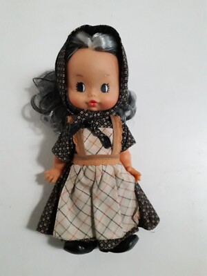 Vintage 70s Doll Old Girl Dress Made in Italy SPECTACULAR