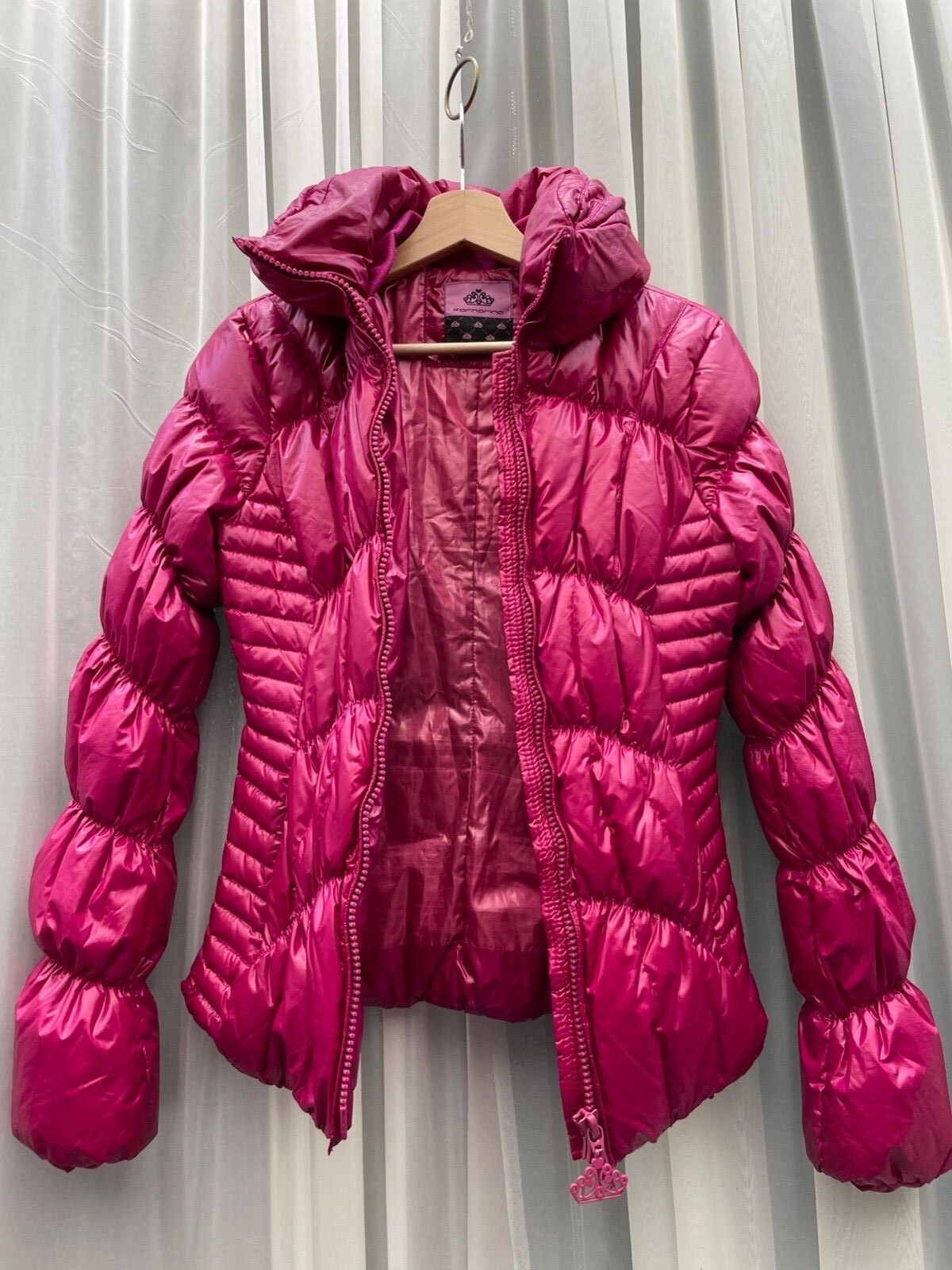 LOVELY FORNARINA QUILTED  PINK JACKET SIZE S image 2