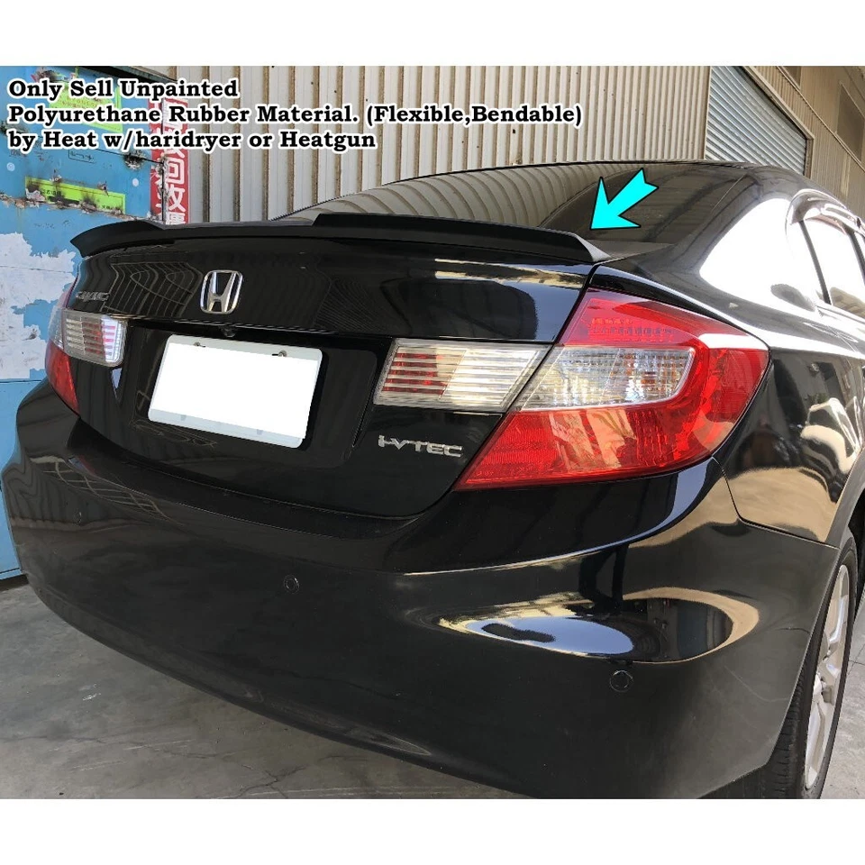 Alerón trasero tipo pico de pato 229GC para sedán Acura TSX CU2 2009~2014 Foto 3 de 4