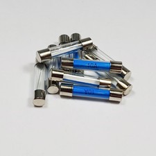 10 Amp Glass Fuse 10A Amps 6mmx30mm Quick Blow Fuses - A 6mm x 30mm