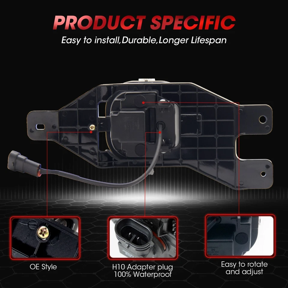 Conjunto de luces antiniebla LED aptas para Ford F250/350/450/550 1999-2004 (Super Duty) Foto 4 de 4