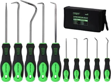 SWANLAKE 10PCS Pick and Hook Set, Pick Tool Set for Car Auto Oil Seal/O-Ring Sea