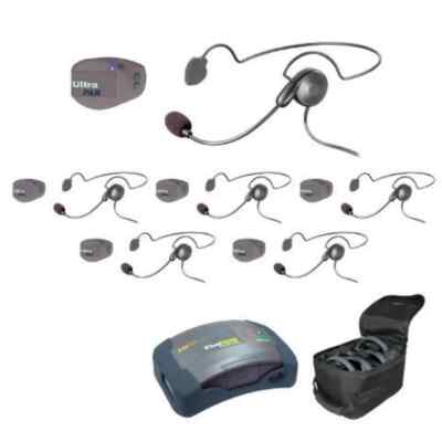 Eartec UPCYB6 UltraPAK and HUB Headset System with 1-HUB, 6-UltraPAK and 6-Cyber