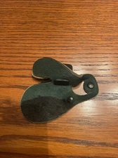 VINTAGE-  Rt Hand 3 Layered Leather, Rubber And Hide Finger Guard PreOwned