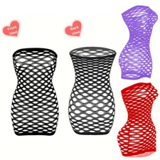 Sexy Adult Women Lingerie Sleepwear Fishnet Body Stockings Bodysuit Babydoll
