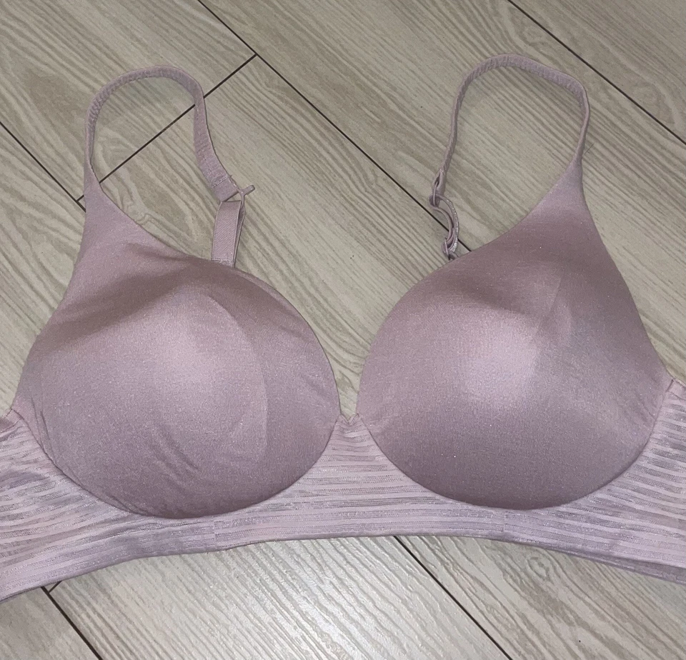 Sujetador Camiseta Jockey Generation Forever Fit Convertible Sin Alambres XL XLarge Lila Foto 3 de 4