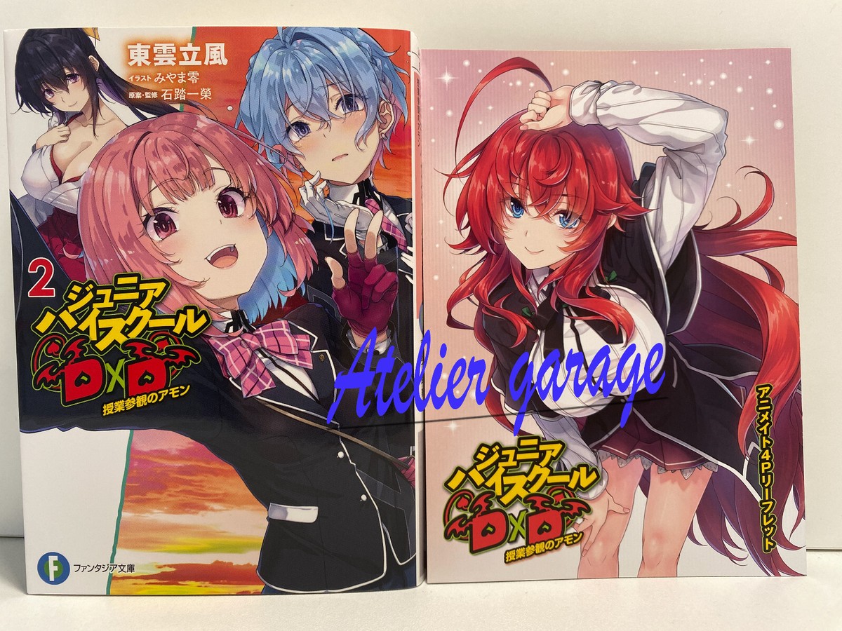 HISASHIページ New Junior High School DxD Vol.2 + Extra leaflet 2 Set Japanese