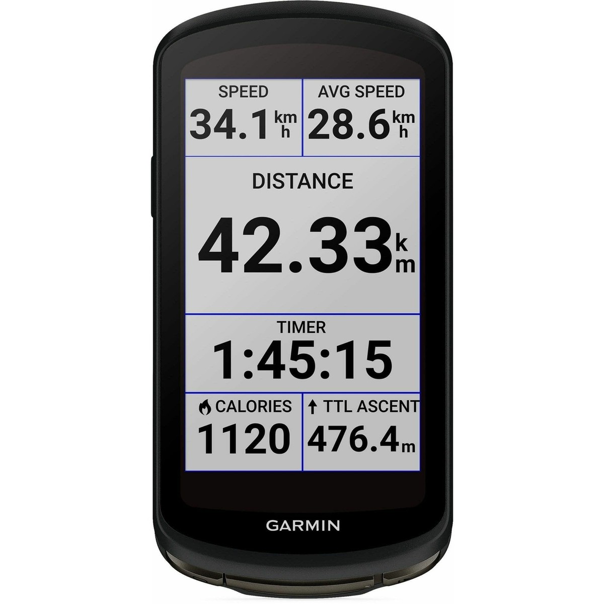 Garmin Edge 1040 Solar GPS Bike Bicycle Cycling Computer - Black