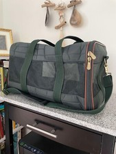 original retro sherpa bag M green airline approved pet carrier dog cat travel