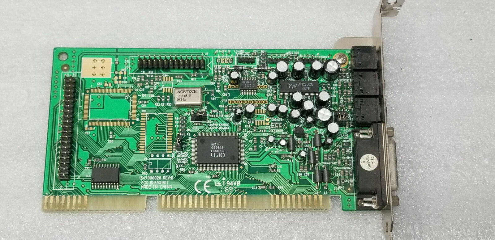 Opti 82C931 ISA 16-Bit Sound Card OPL3 for DOS Retro Gaming  #Z58