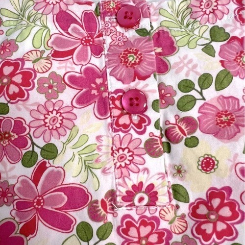 Hanna Andersson 100% Cotton Kids Girl Pink Green Floral Boho Cottagecore 130 8 - 第 5/7 張圖片