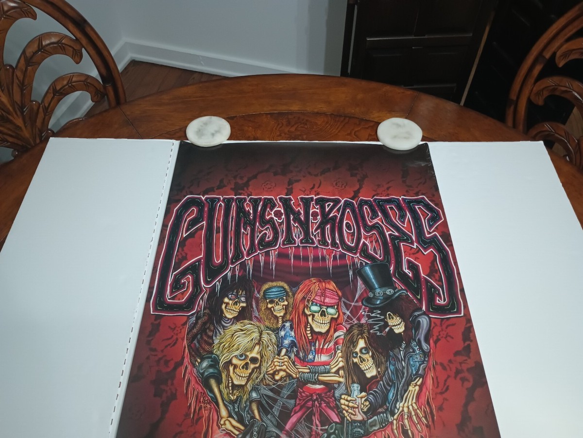 Vintage 1992 Guns N Roses Poster 34.5