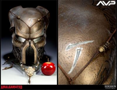 Sideshow AVP ELDER PREDATOR CEREMONIAL Mask Life-Size Prop Replica