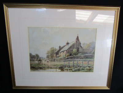 Schönes Original Aquarell James W Milliken