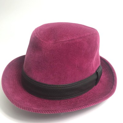 HERMES Fashion Accessories hat cotton / Leather Pink purple The Hermes Hat – Pink – WHENTER RELIGION main image 4