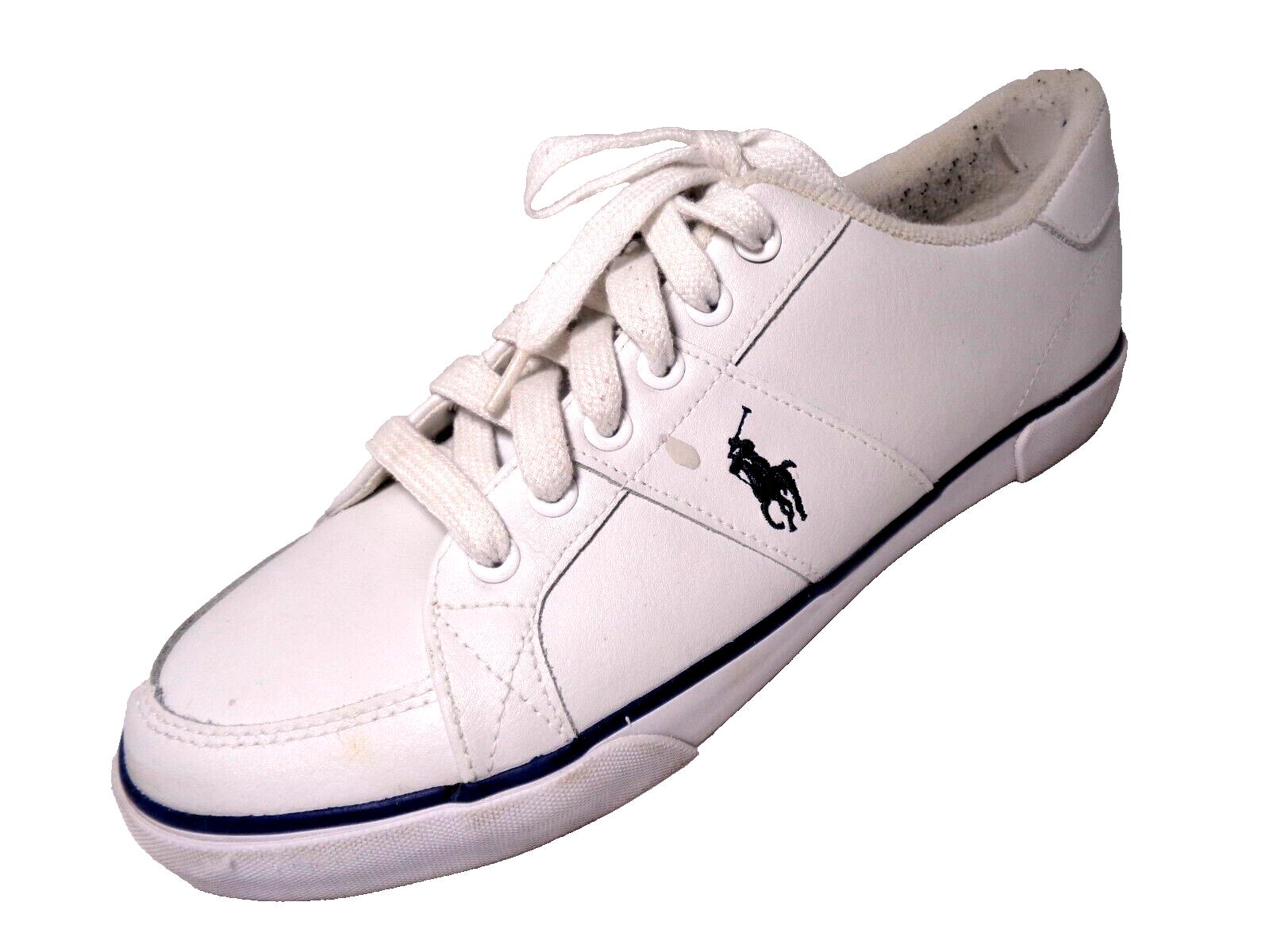 PONY Polo Ralph Lauren 816082169 Sneakers in pelle bianca scarpe da tennis uomo 8 5D
