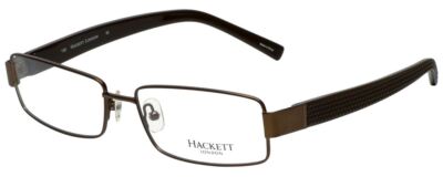 Hackett Designer Blue Light Blocking Reading Glasses HEK1059-10 in Brown 58mm Ne