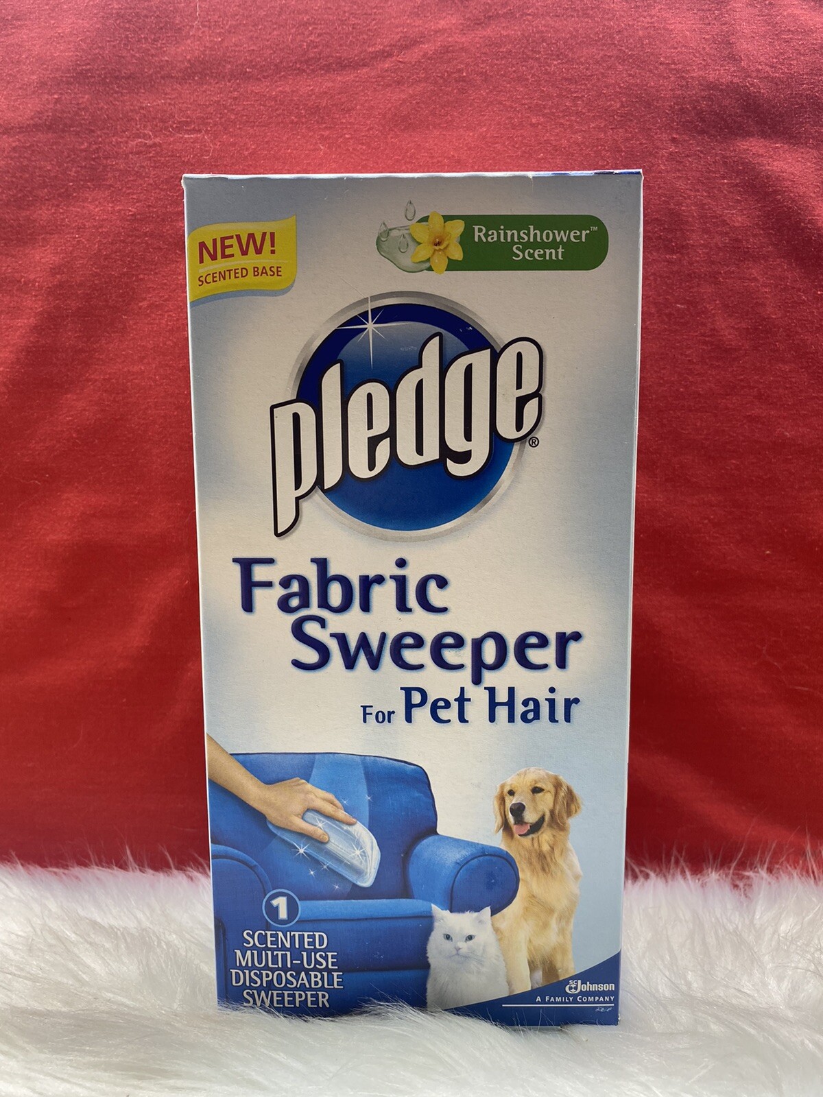 3 Pledge Fabric Sweeper for Pet Hair Rainshower Scent 1 Sweeper 145