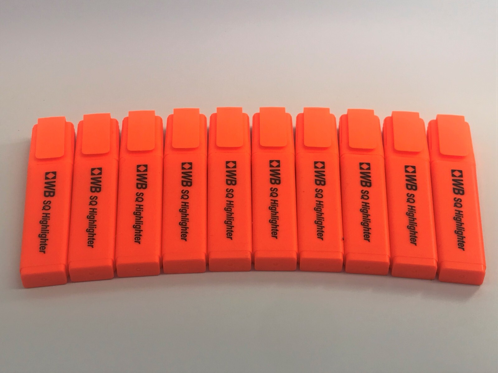 Orange Highlighter Pens Fluorescent Bright Colour Markers Pen Qty 1 4 6