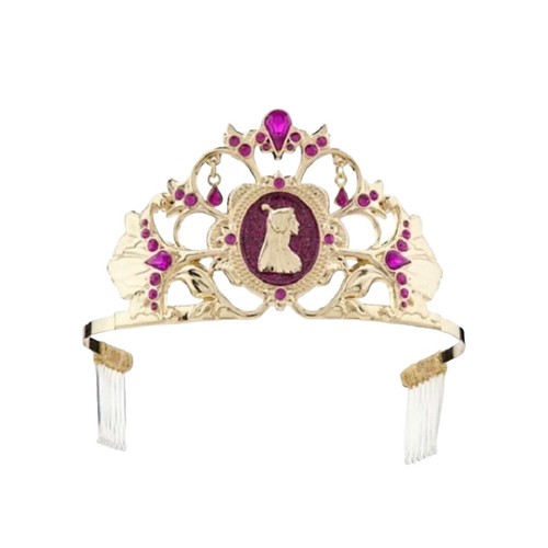 Lg: 8”Rhinestone Contoured Pageant Tiara, Crown ,Wedding  display picture 1