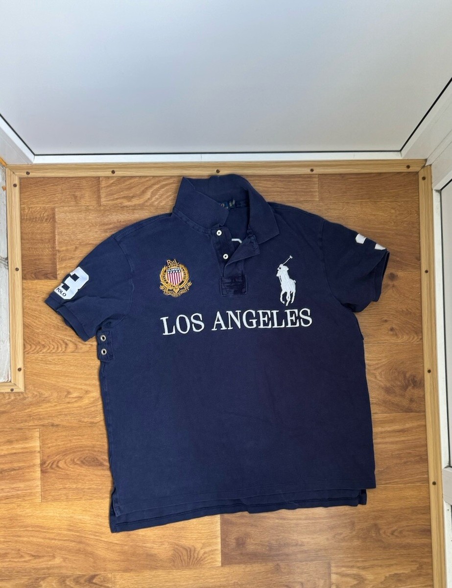 Vintage Polo Ralph Lauren Los Angeles Shirt Size XL Custom Fit Pre