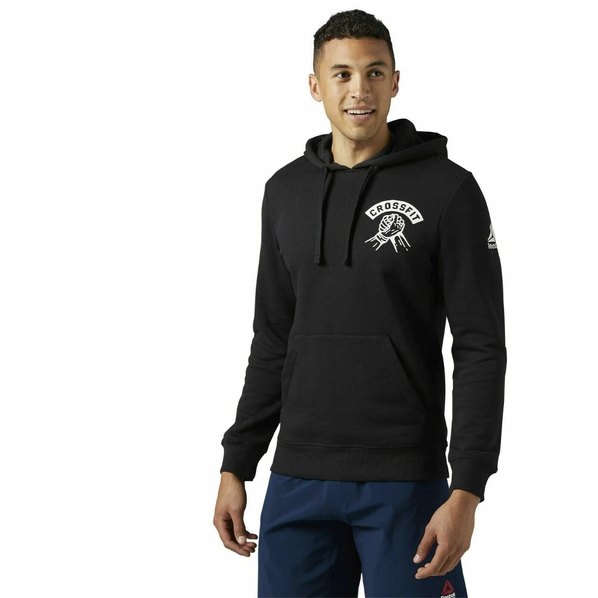 Sudadera Reebok Hombre Negra Elements Crossfit Gym Ce3873