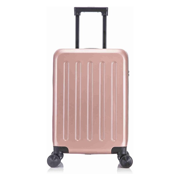 Trolley Koffer Reisekoffer HandgepäCk Rosengold M Mit 4 Rollen Und Tsa Schloss-image