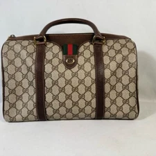 GUCCI GG Supreme Sherry Line Boston Bag EUC no call outs with COA