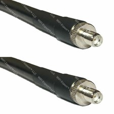 LMR400 SMA FEMALE to SMA FEMALE Coaxial RF Pigtail Cable made in USA