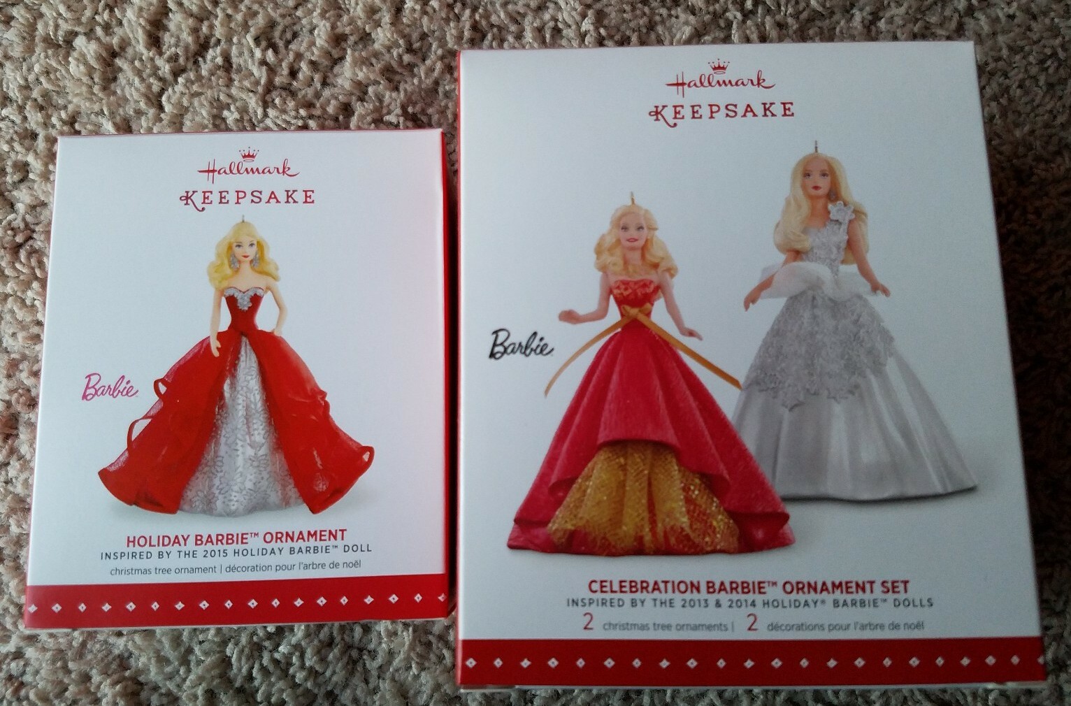 hallmark celebration barbie ornaments