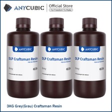 3KG ANYCUBIC Grau DLP Craftsman UV-Harz für LCD DLP Resin 3D Drucker Grey Resin