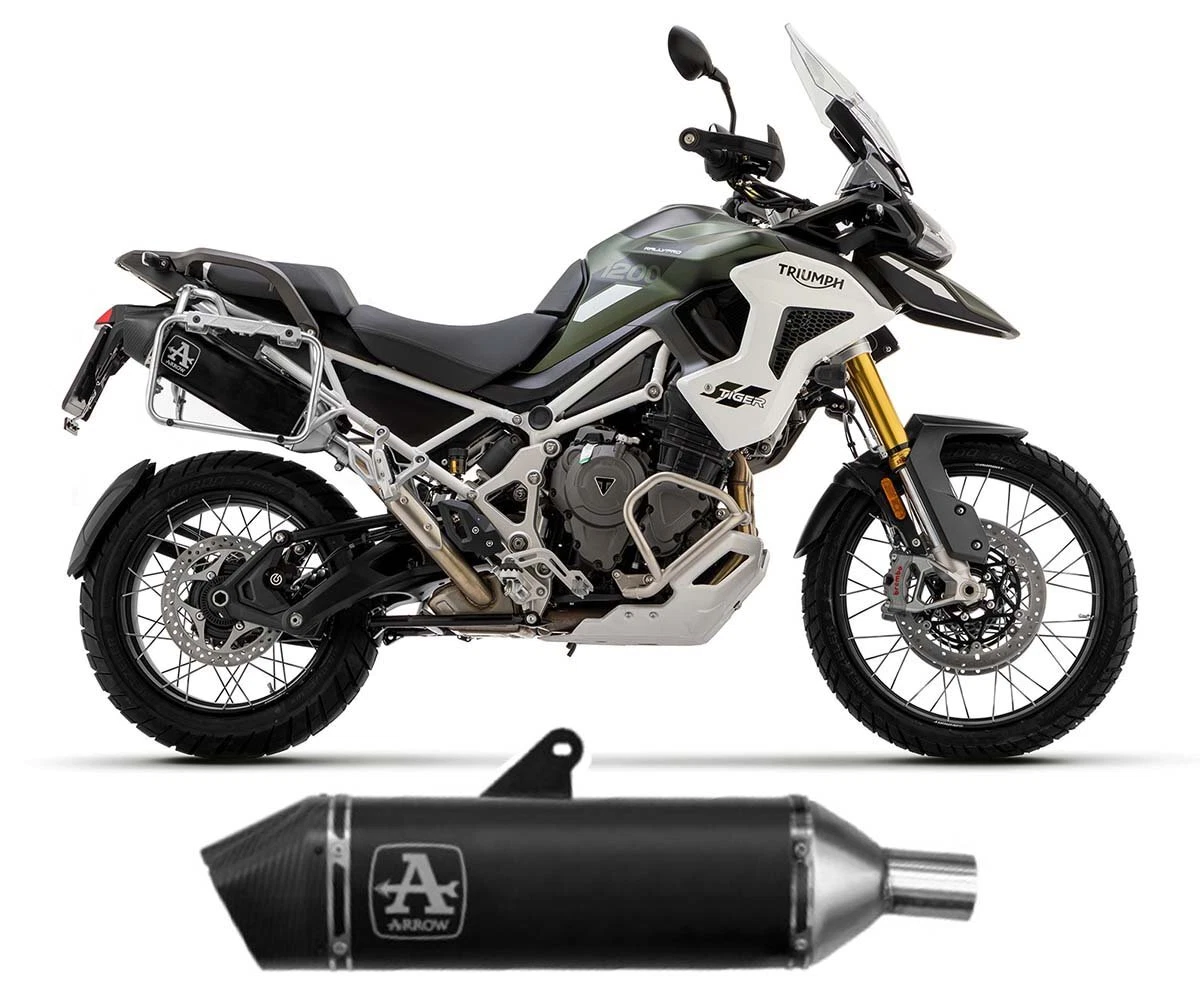 Triumph tiger arrow exhaust deals