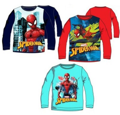 Disney Marvel Avengers / Spiderman Langarm Shirt 100 % Baumwolle