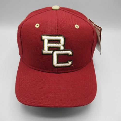 Vintage Boston College Eagles Hat Cap Fitted 7.5 Red Zephyr Graf-X Adult Mens