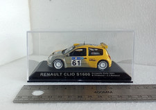 RENAULT Clio S 1600 Rally Acropoli 2003 - 1/43 IXO DeAgostini Altaya edicola BOX