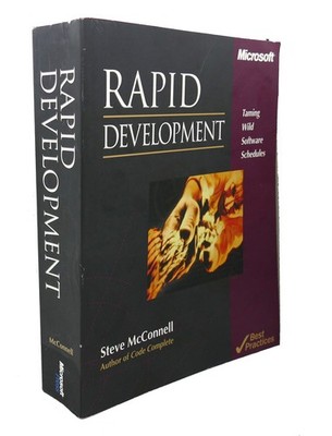 Steve McConnell RAPID DEVELOPMENT :  Taming Wild Software Schedules  3rd Printin