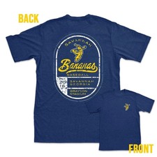 Savannah Bananas Baseball short sleeve navy color 2 side T-shirt VK11061