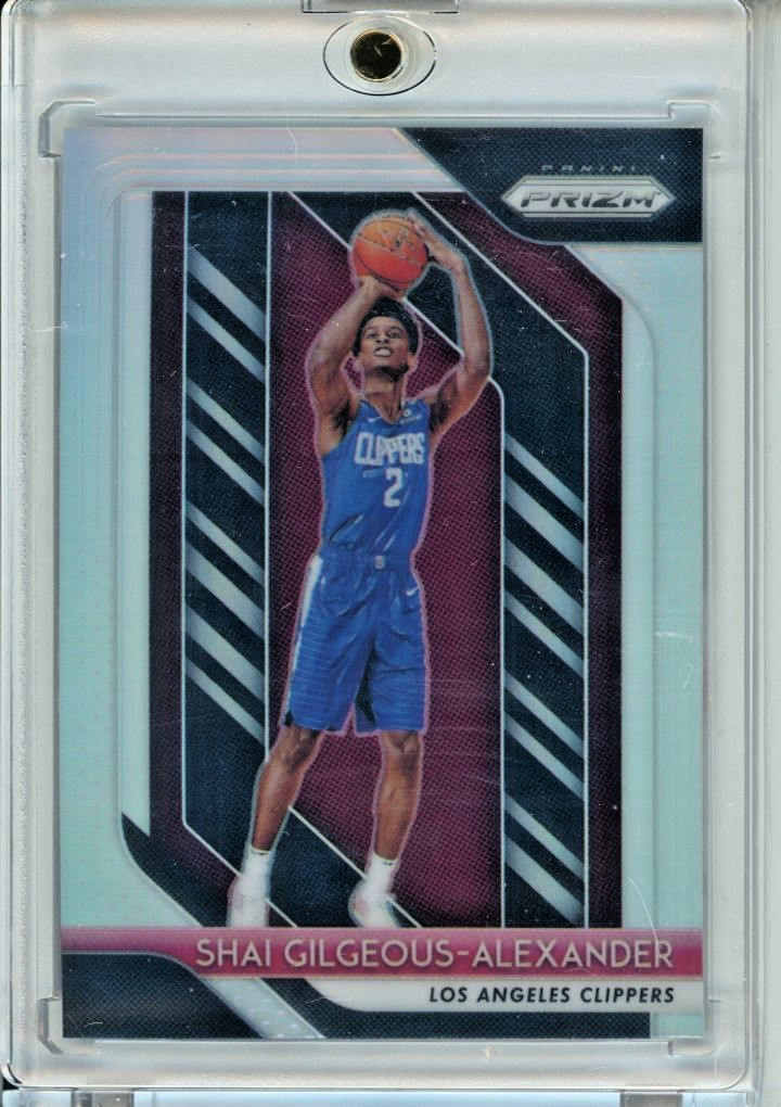 2018 Panini Prizm Shai Gilgeous-Alexander Prizm Silver RC #184 ROOKIE