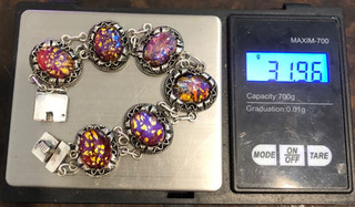 Très ancien lumineux bracelet en argent massif Epoque et origine à identifier ?