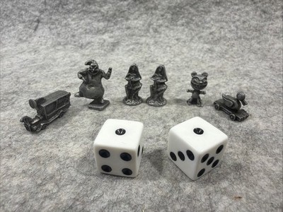 Monopoly Nightmare Before Christmas 2016 Tokens Lot Of 6 No Jack 2 Sally s