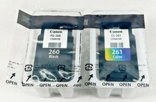 2PK GENUINE Canon PG-260 CL-261 STARTER Ink for PIXMA TR7020 TS5320 TS6420
