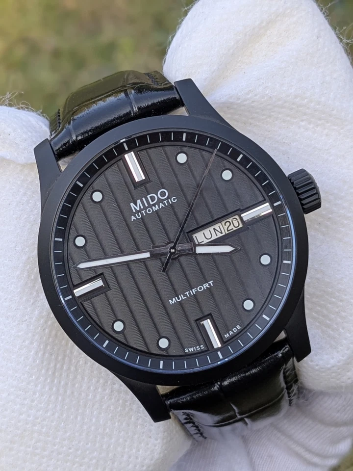Швейцарские мужские автоматические часы MIDO MULTIFORT СПЕЦИАЛЬНЫЙ ВЫПУСК ЧЕРНЫЕ Ref-M005430A - Изображение 4 из 4