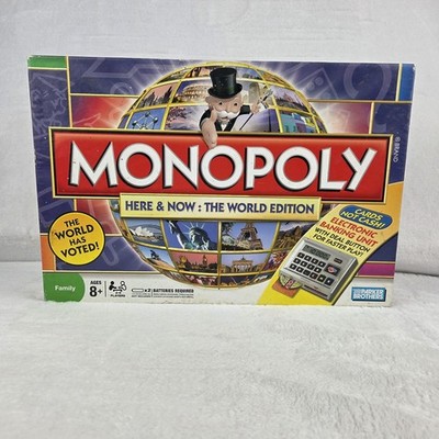 Monopoly Here and Now World Edition COMPLETE Unit Works Parker Brothers 2008
